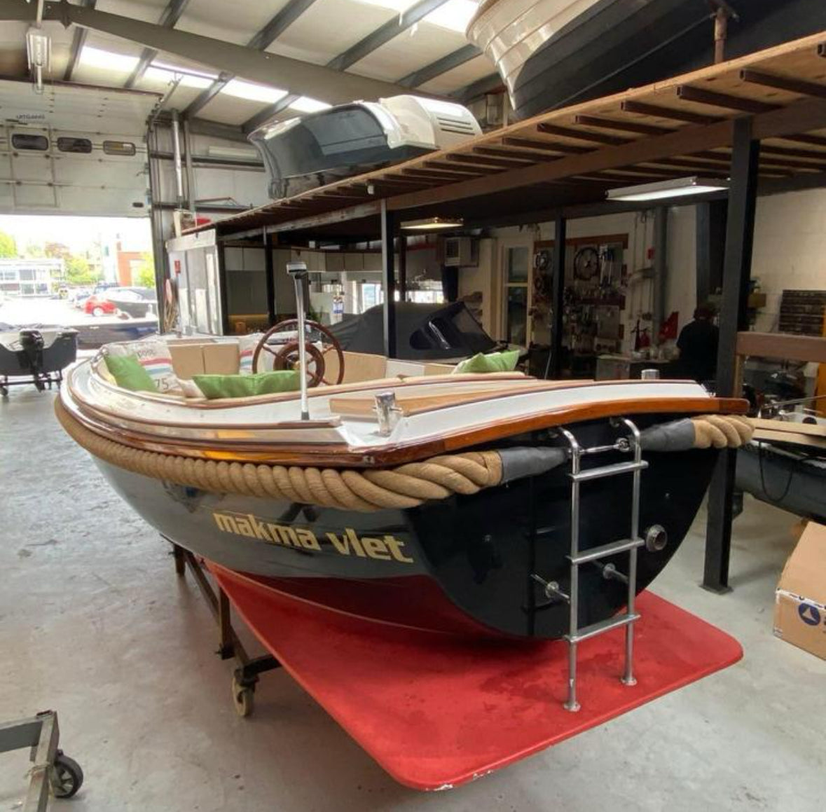 Makma 700 Vlet met nieuwe cabrioletkap in topstaat.